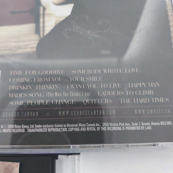 George Canyon Music Lot of 5 Audio CDs Cases in Good Condition - Picture 6 of 7